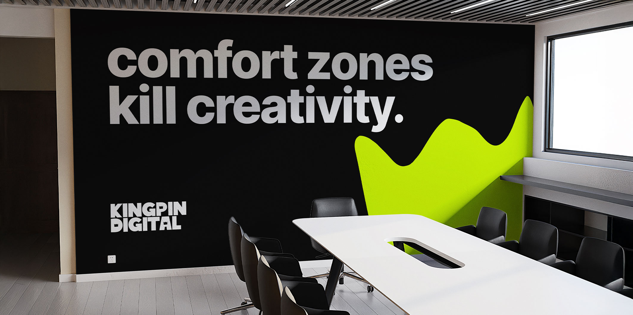 Kingpin Office Wall